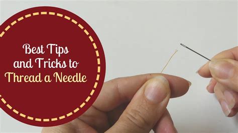 Witch needle threader